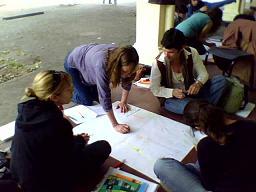 Estudiantes de la Facultad de Trabajo Social